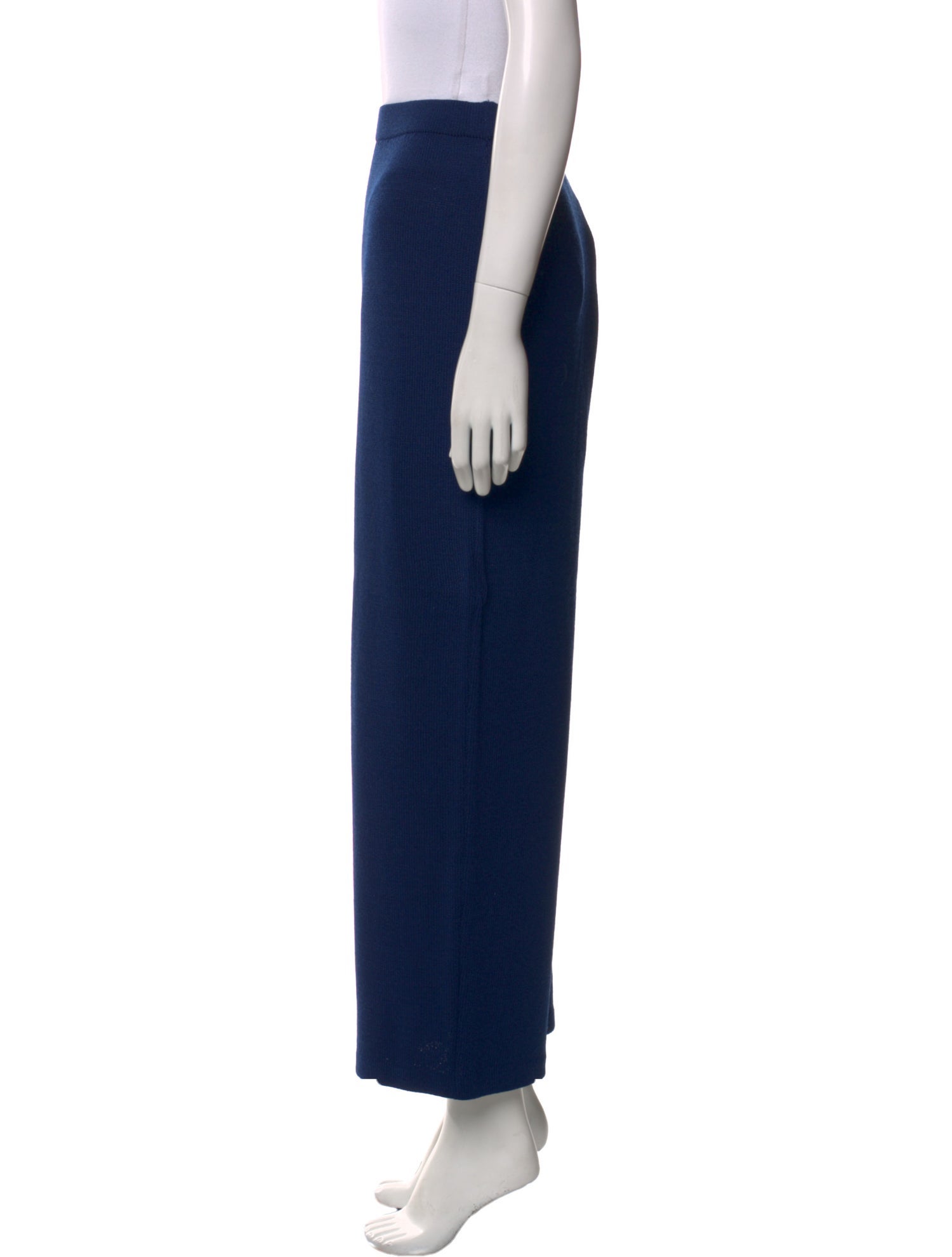 St. John Collection Wool Wide Leg Pants