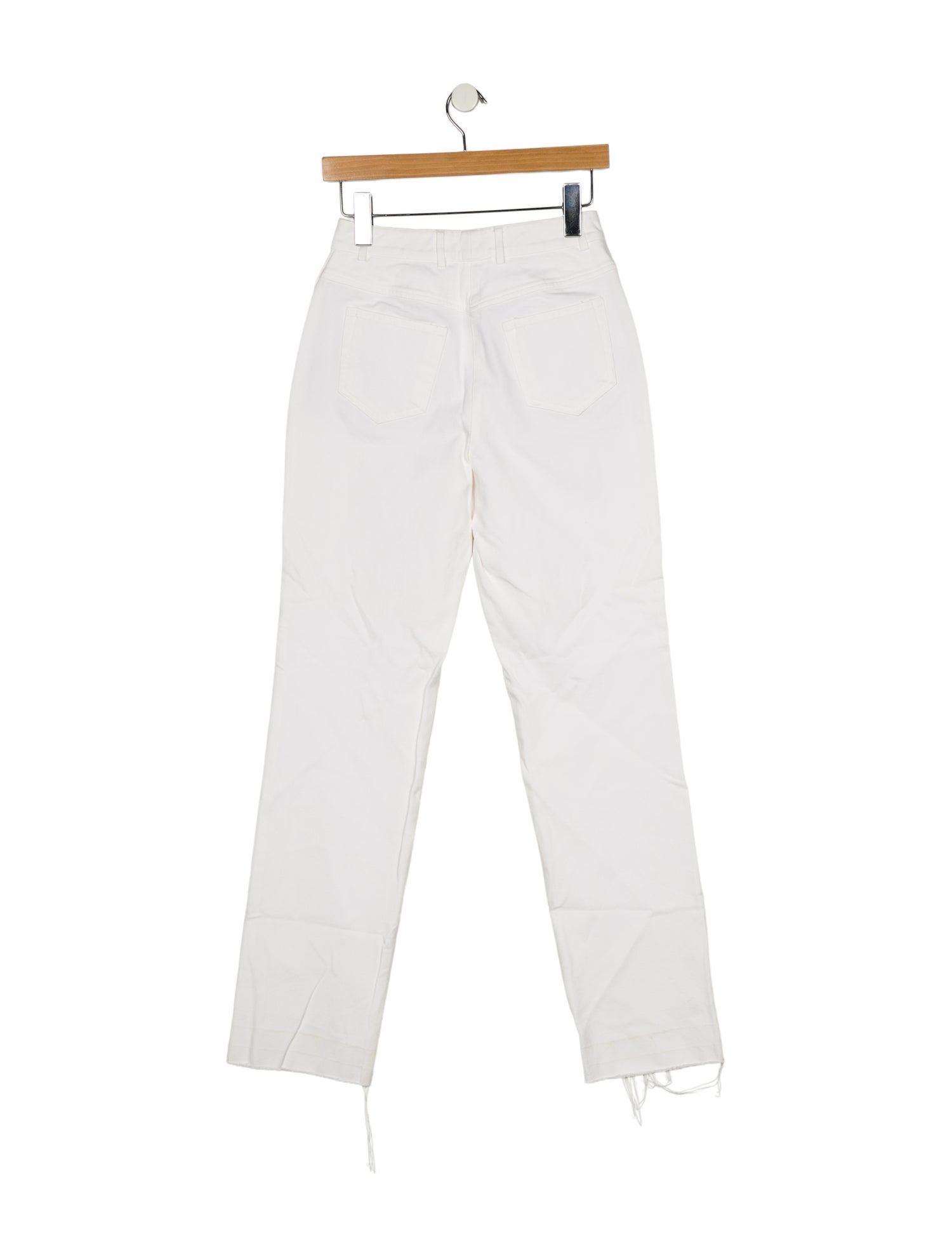 St. John Collection High-Rise Straight Leg Jeans