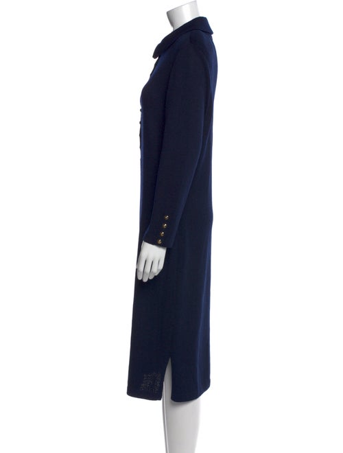 St. John Collection Wool Midi Length Dress