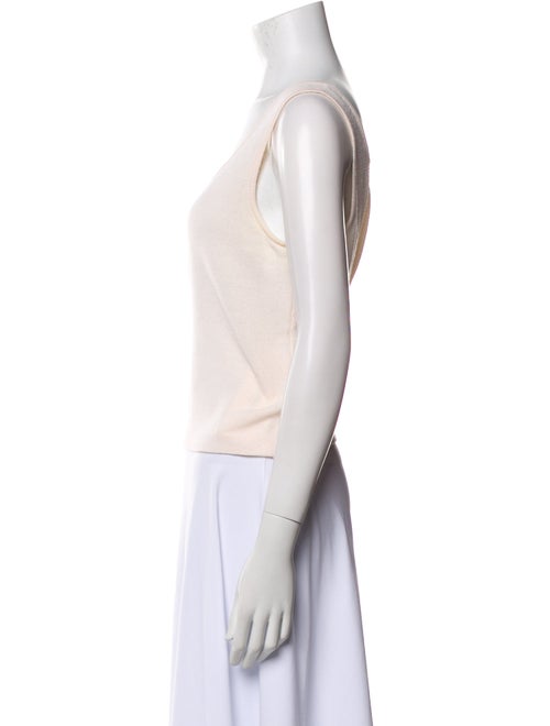 St. John Collection Wool Scoop Neck Top