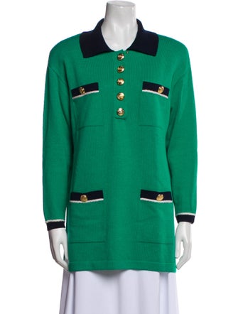 St. John Collection Long Sleeve Polo