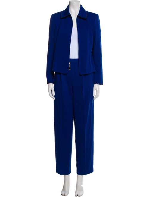 St. John Collection Studded Accents Pant Set