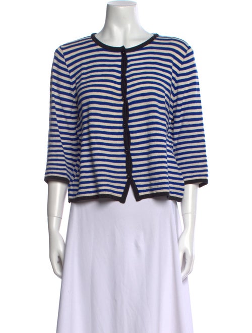 St. John Collection Wool Striped Sweater