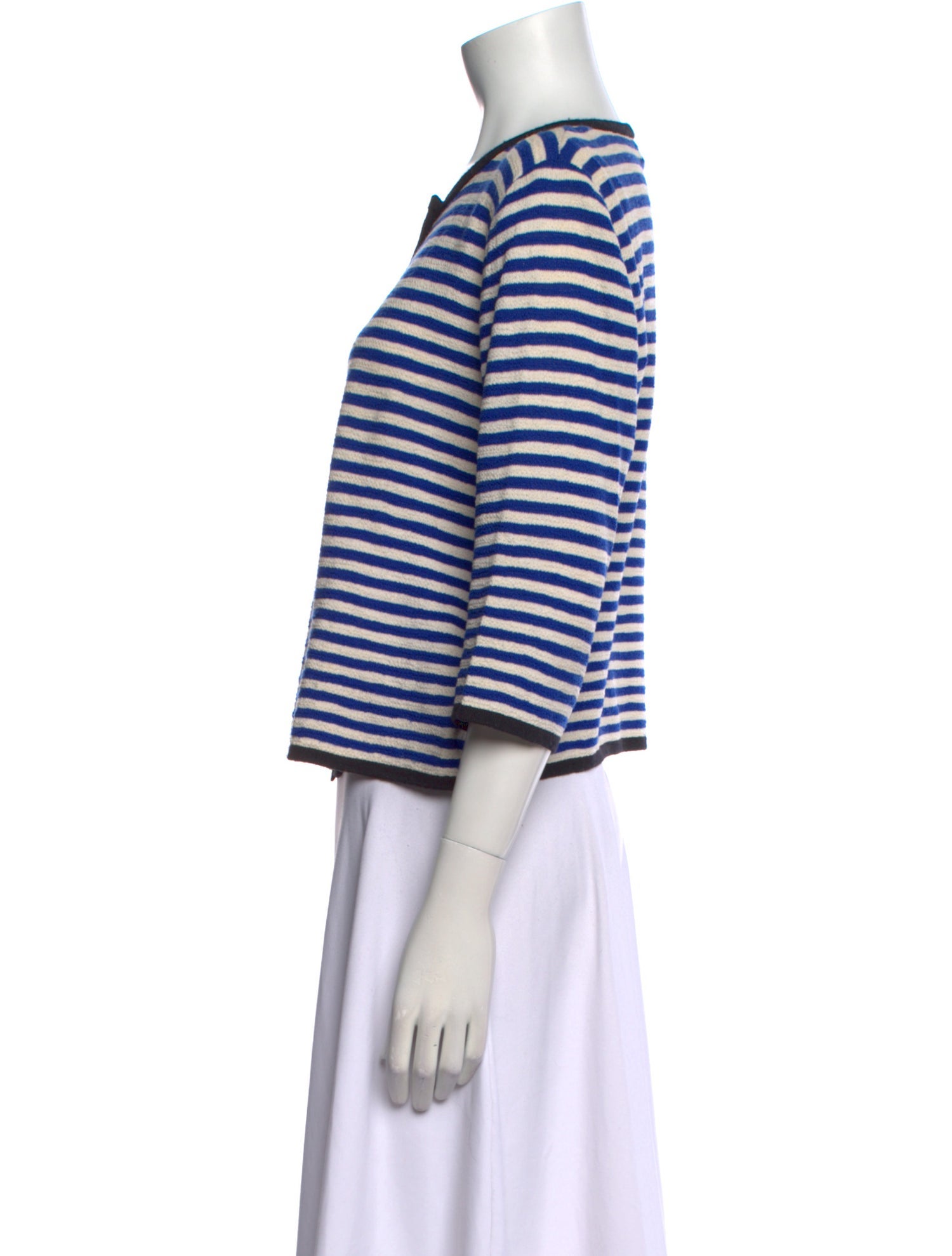St. John Collection Wool Striped Sweater