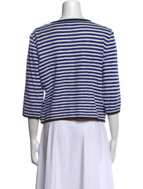 St. John Collection Wool Striped Sweater