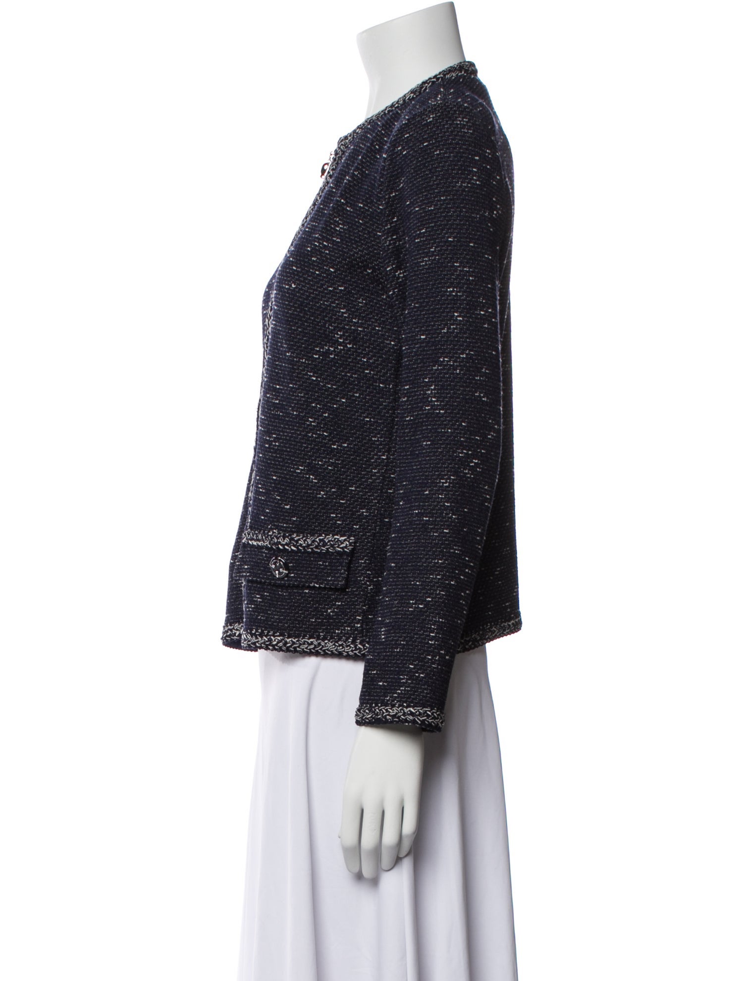 St. John Collection Tweed Pattern Evening Jacket