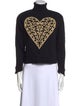 St. John Collection Wool Printed Sweatshirt