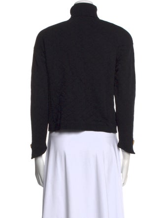 St. John Collection Wool Printed Sweatshirt