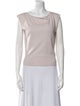 St. John Collection Bateau Neckline Sleeveless Top