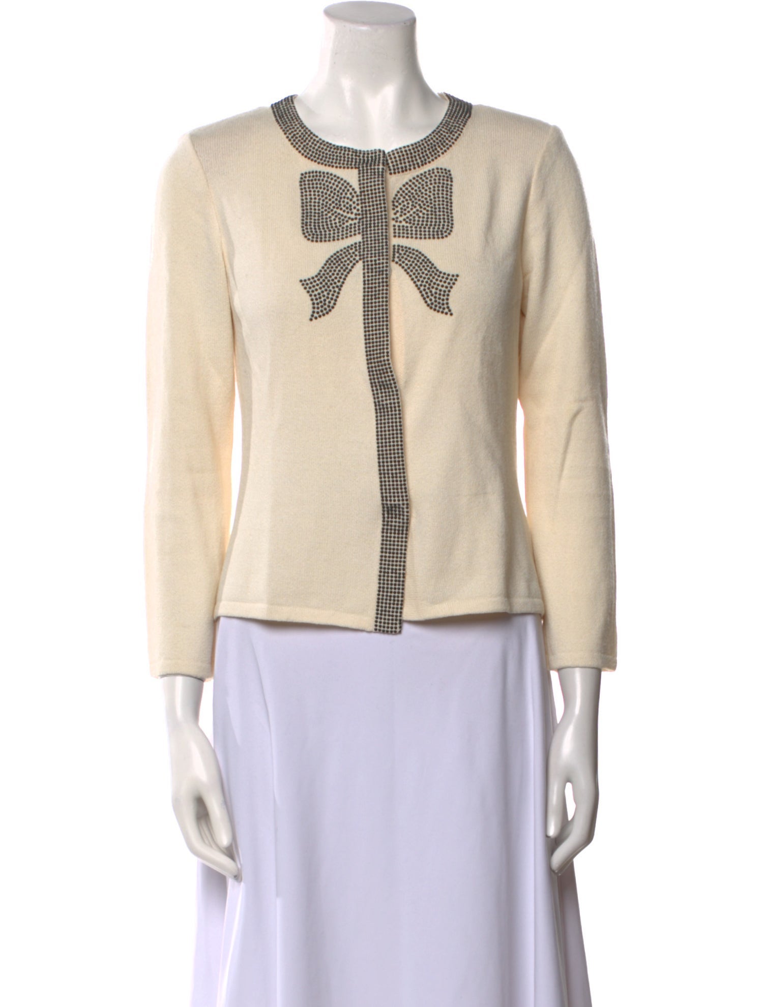 St. John Collection Wool Crew Neck Sweater