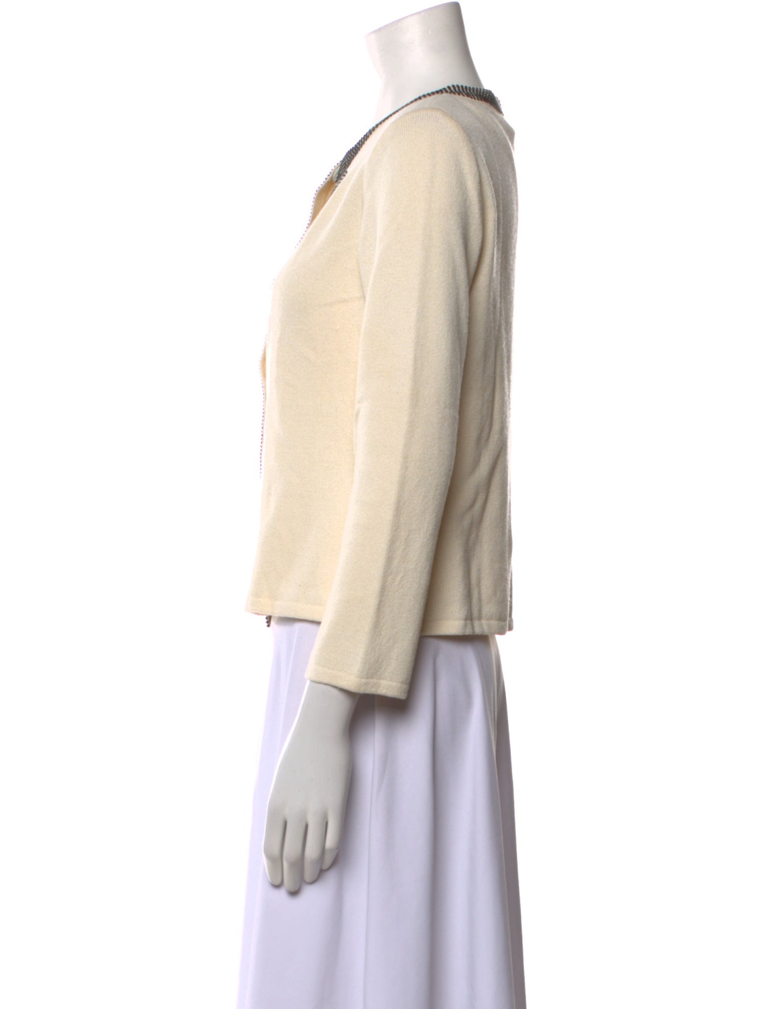 St. John Collection Wool Crew Neck Sweater