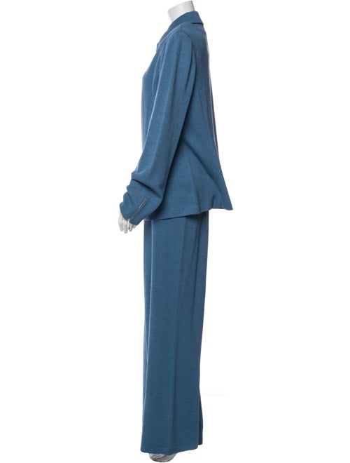 St. John Collection Wool Pant Set