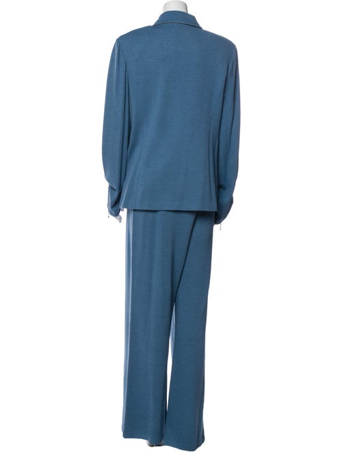 St. John Collection Wool Pant Set