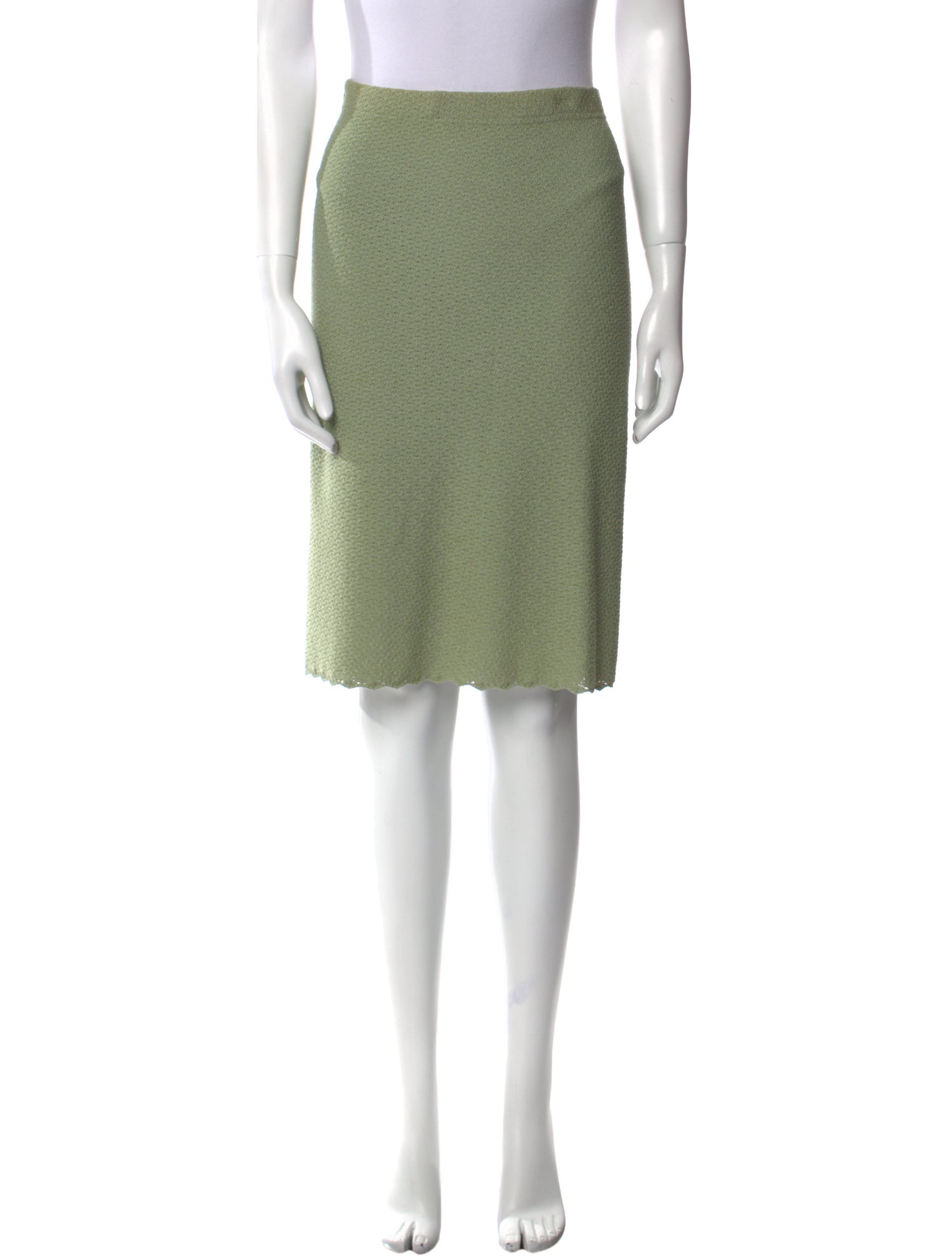 St. John Collection Wool Knee-Length Skirt
