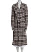 St. John Collection Plaid Print Coat