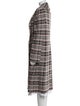 St. John Collection Plaid Print Coat