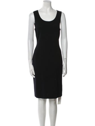 St. John Collection Wool Knee-Length Dress