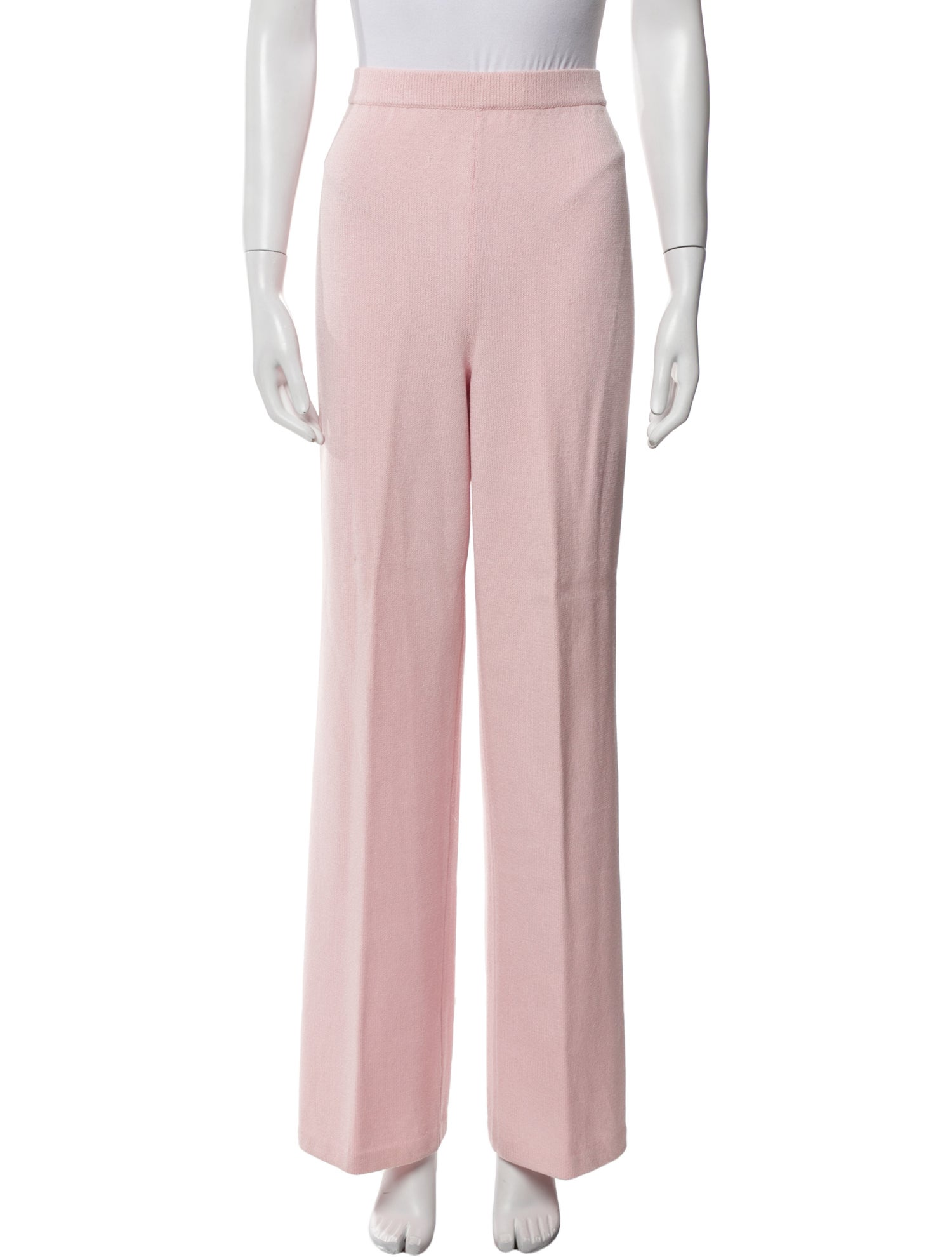 St. John Collection Wool Wide Leg Pants