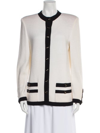 St. John Collection Colorblock Pattern Evening Jacket