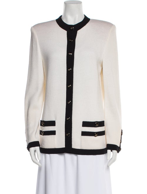 St. John Collection Colorblock Pattern Evening Jacket