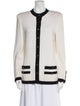 St. John Collection Colorblock Pattern Evening Jacket