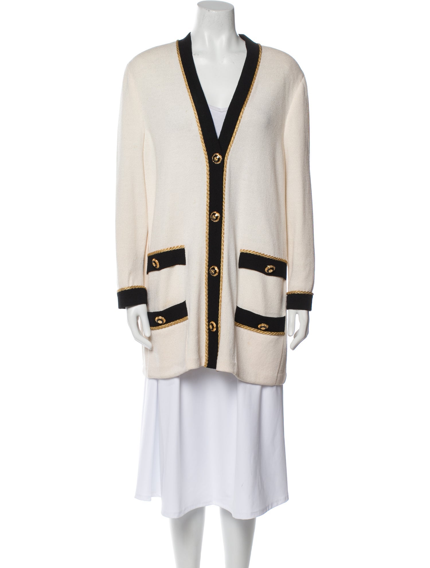 St. John Collection Colorblock Pattern Jacket