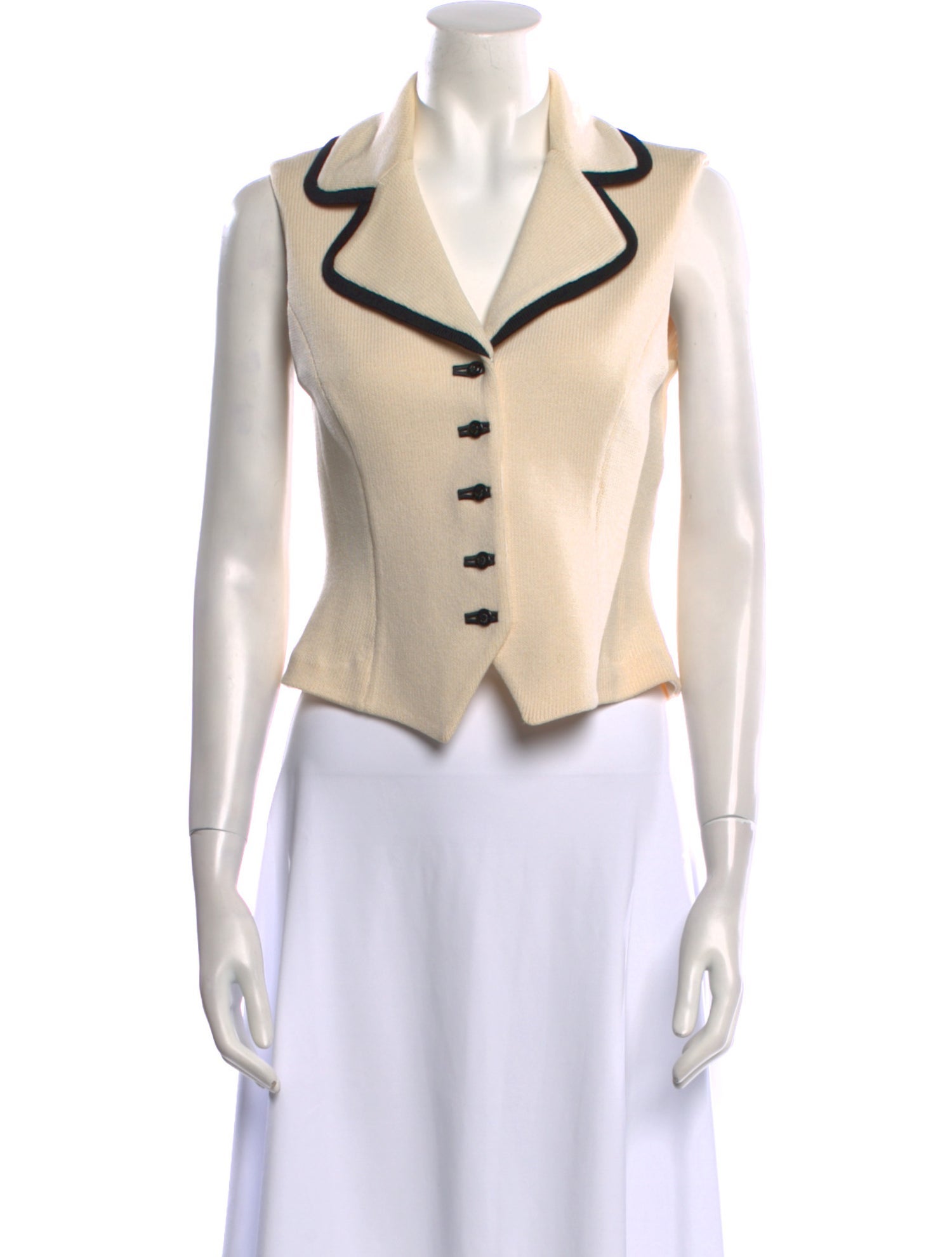 St. John Collection Sleeveless Crop Top