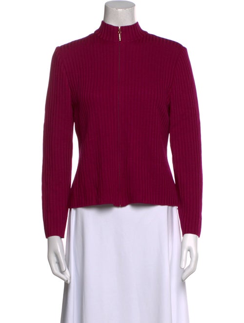 St. John Collection Mock Neck Sweater