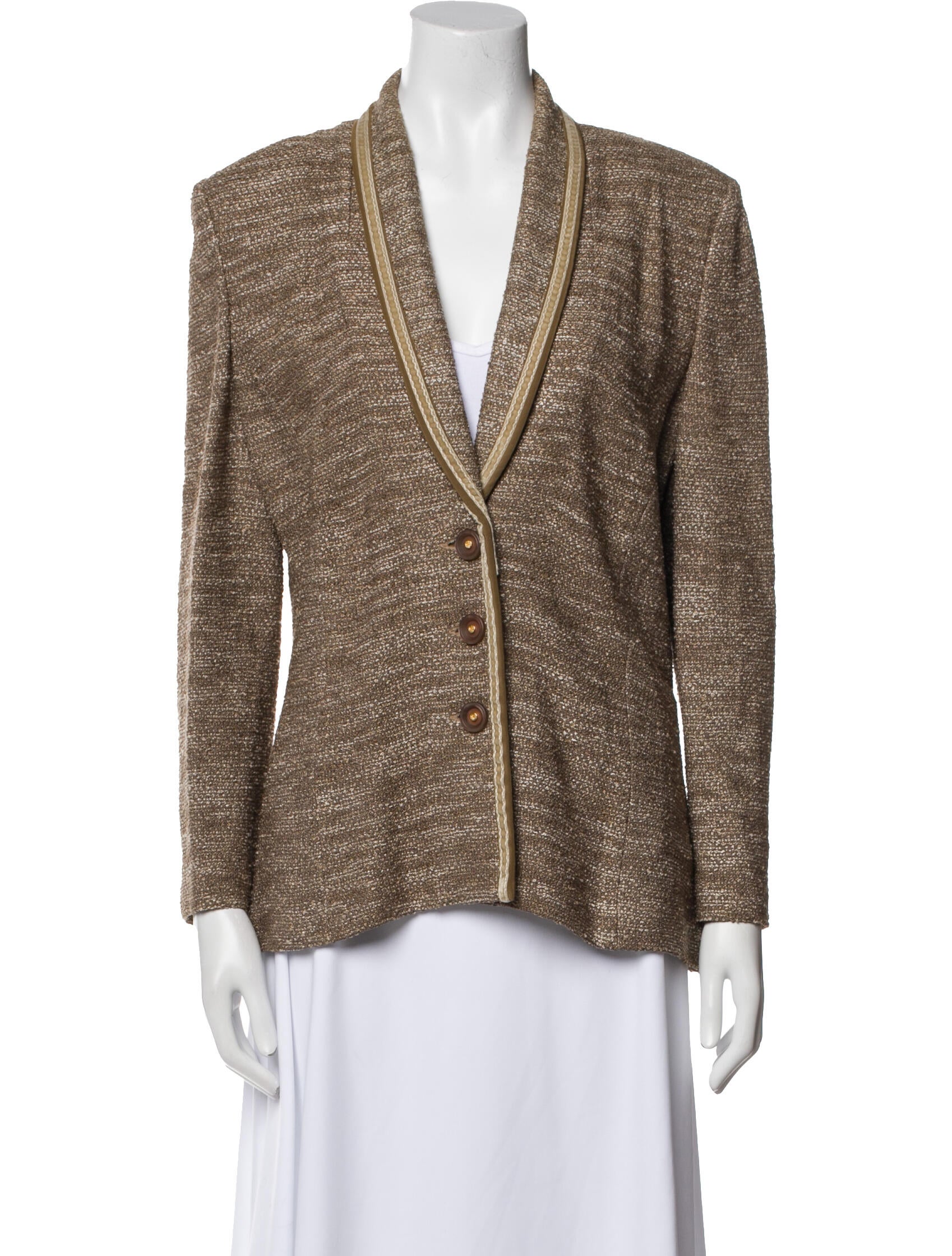 St. John Collection Printed Blazer