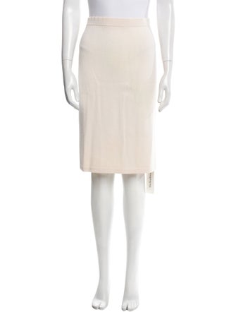 St. John Collection Wool Knee-Length Skirt