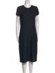 St. John Collection Crew Neck Midi Length Dress