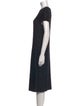St. John Collection Crew Neck Midi Length Dress