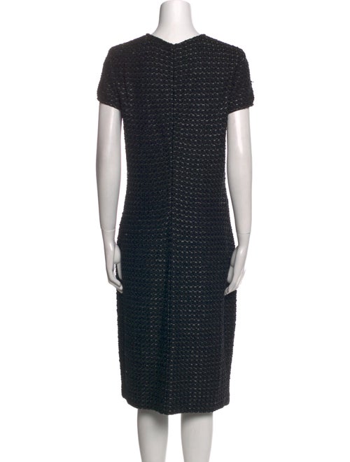 St. John Collection Crew Neck Midi Length Dress