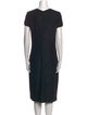 St. John Collection Crew Neck Midi Length Dress