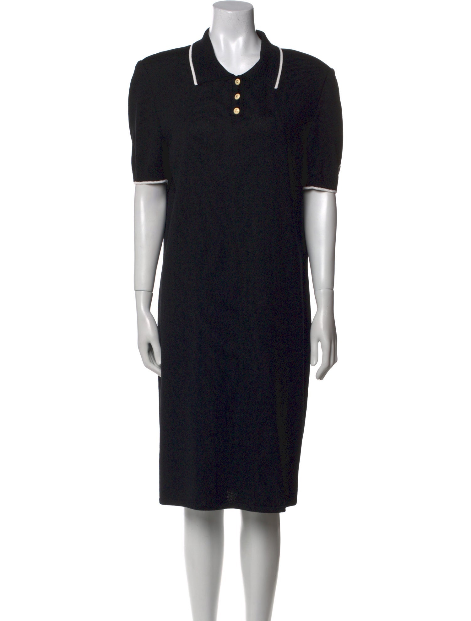 St. John Collection Wool Midi Length Dress