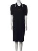 St. John Collection Wool Midi Length Dress