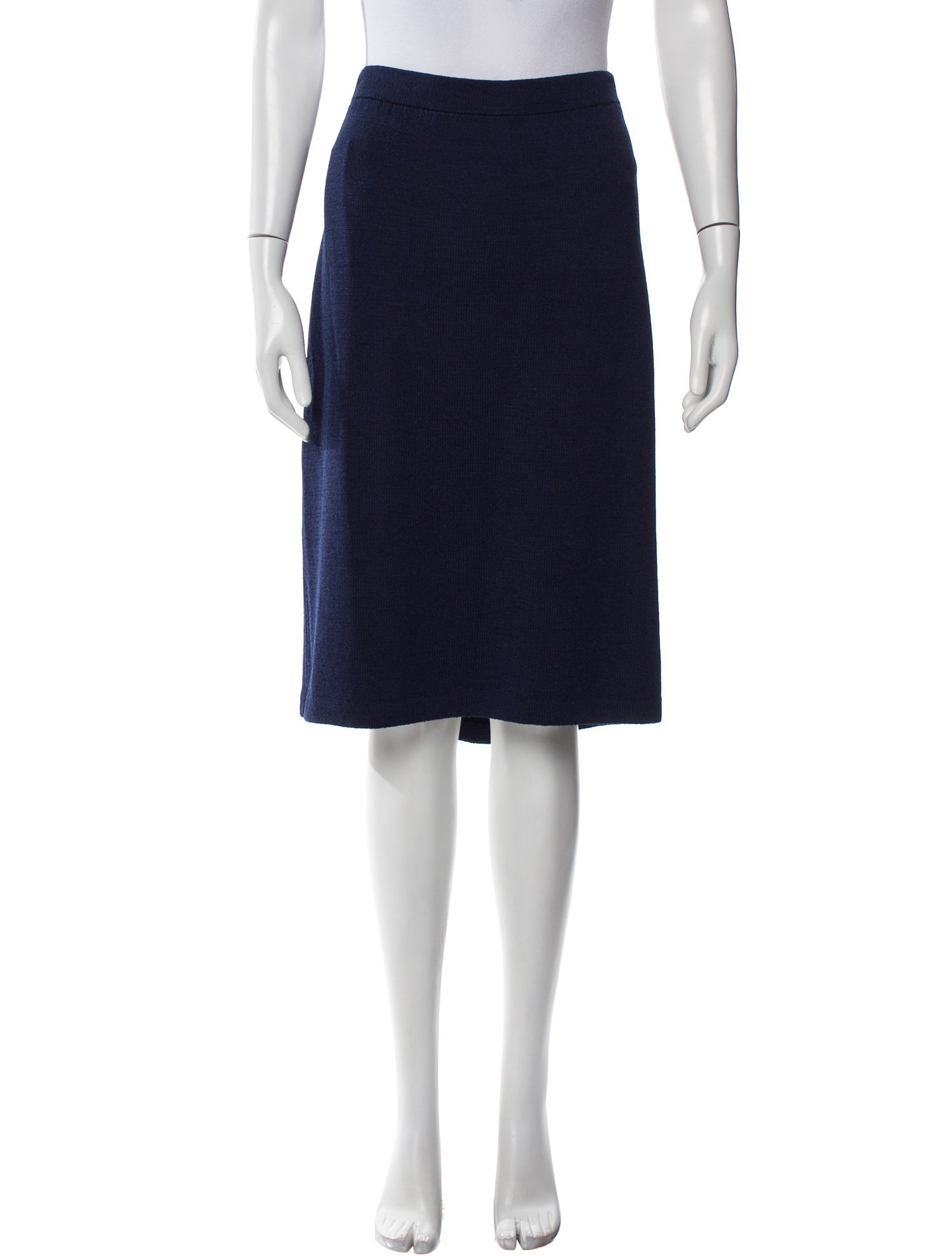 St. John Collection Wool Knee-Length Skirt