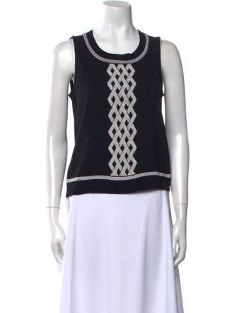 St. John Collection Wool Printed Sweater