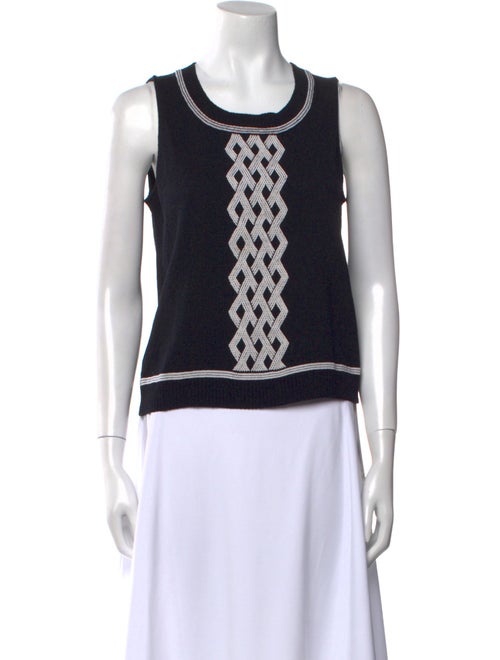 St. John Collection Wool Printed Sweater