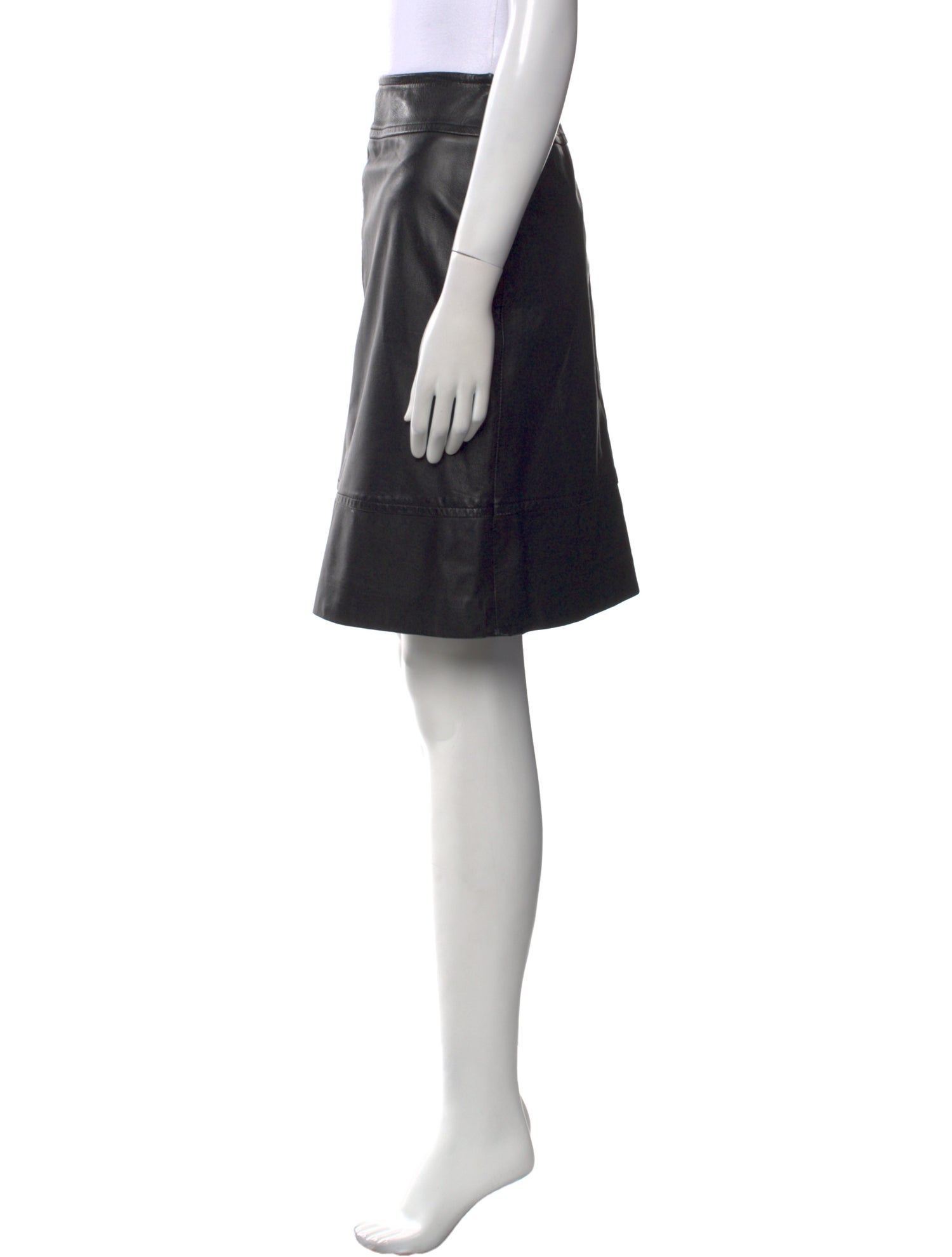St. John Collection Silk Knee-Length Skirt