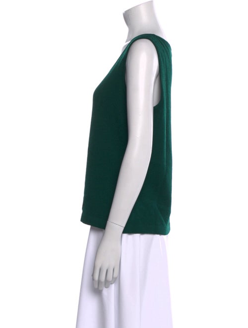 St. John Collection Wool Scoop Neck Top