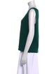 St. John Collection Wool Scoop Neck Top