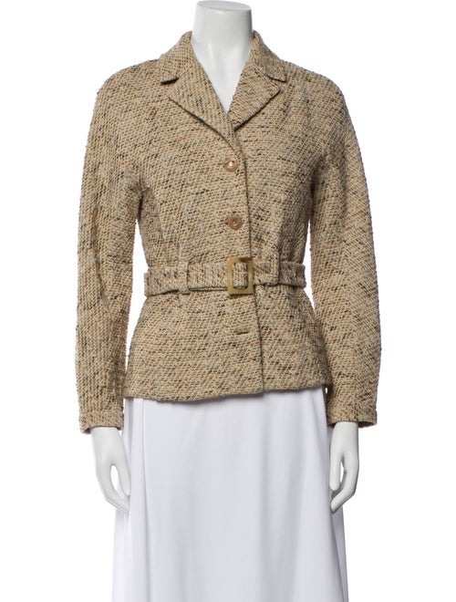 St. John Collection Tweed Pattern Blazer