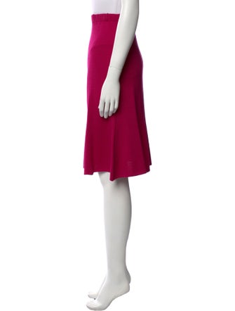 St. John Collection Wool Knee-Length Skirt