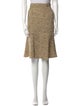 St. John Collection Tweed Pattern Knee-Length Skirt
