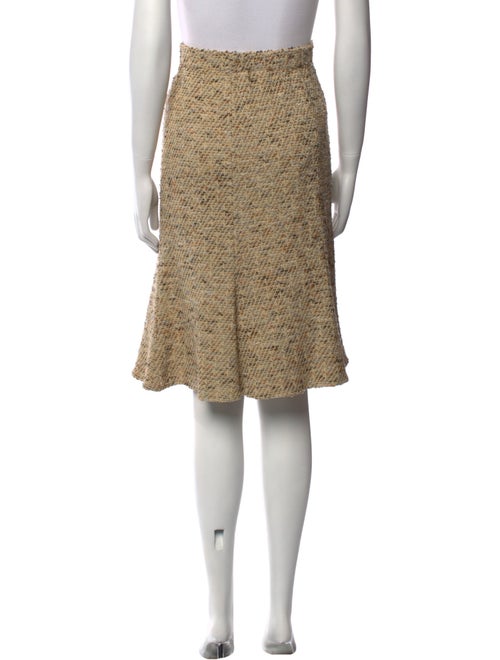 St. John Collection Tweed Pattern Knee-Length Skirt