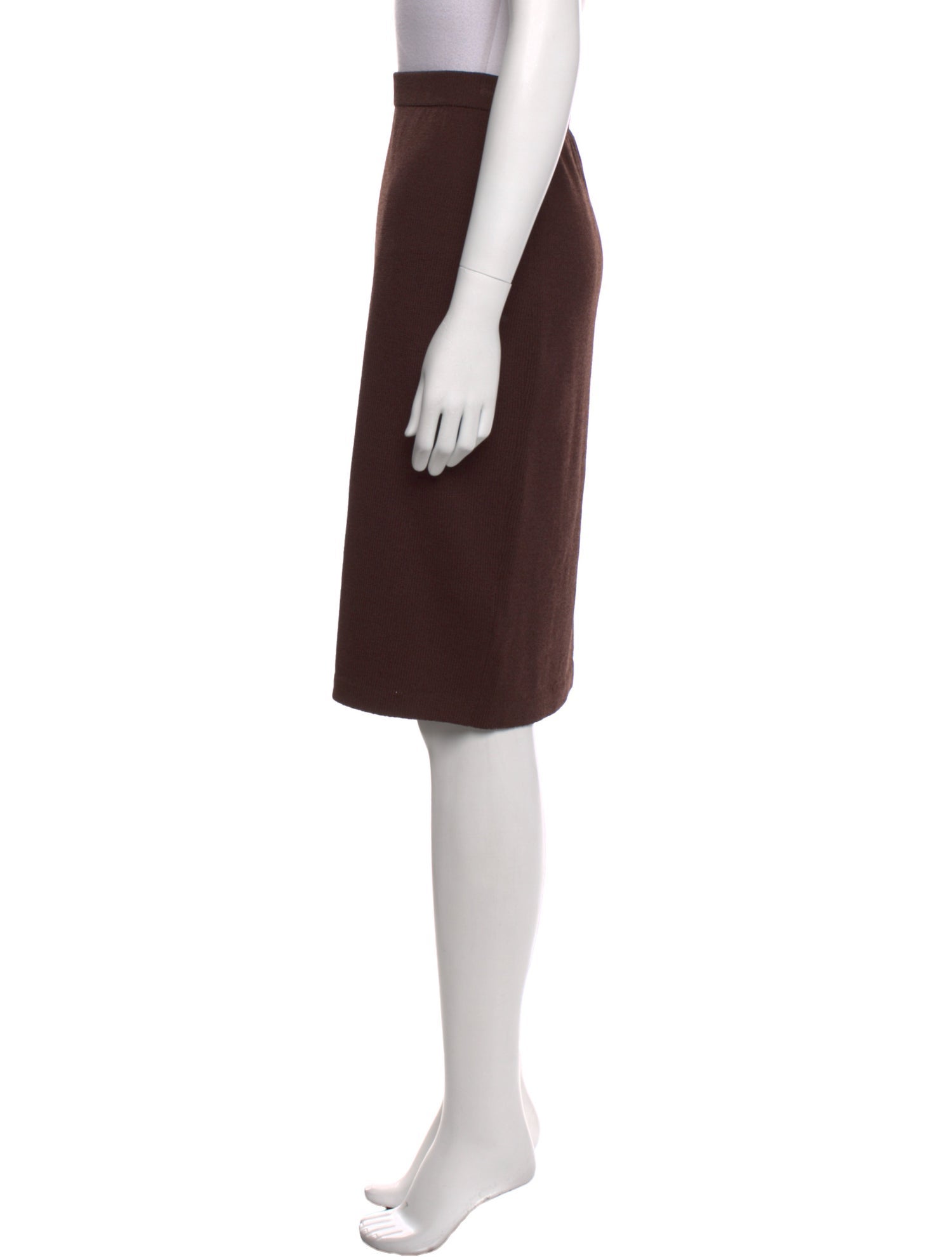 St. John Collection Wool Knee-Length Skirt