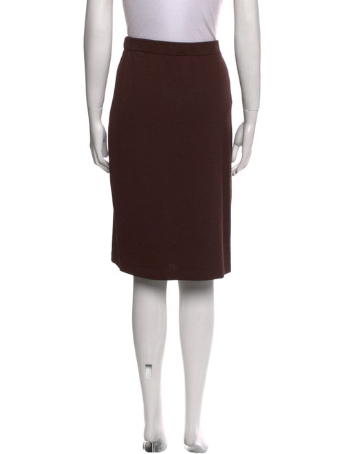 St. John Collection Wool Knee-Length Skirt
