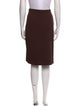 St. John Collection Wool Knee-Length Skirt