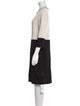 St. John Collection Colorblock Pattern Knee-Length Dress